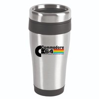 Commodore 64 Retro Computer 16oz Travel Tumbler