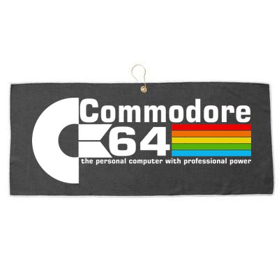 Commodore 64 Retro Computer Large Microfiber Waffle Golf Towel