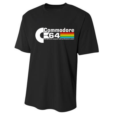 Commodore 64 Retro Computer Performance Sprint T-Shirt