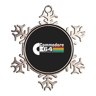 Commodore 64 Retro Computer Metallic Star Ornament