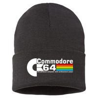 Commodore 64 Retro Computer Sustainable Knit Beanie