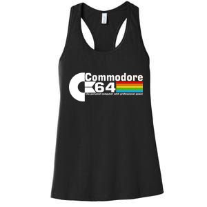 Commodore 64 Retro Computer Women's Racerback Tank