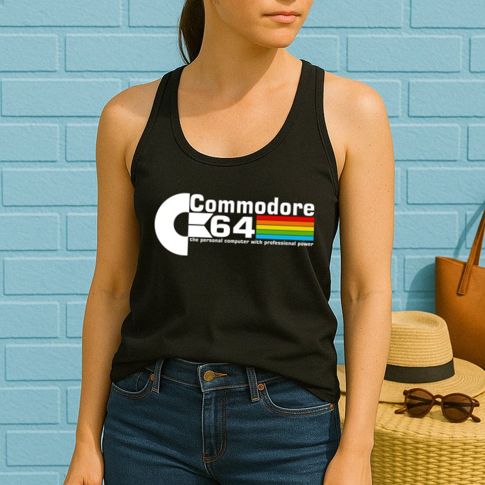 Commodore 64 Retro Computer Womens Tank Top
