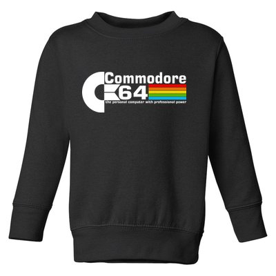 Commodore 64 Retro Computer Toddler Sweatshirt