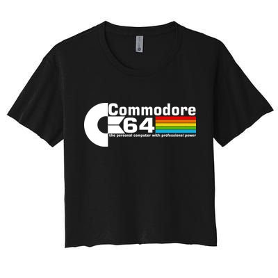 Commodore 64 Retro Computer Crop Top