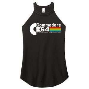 Commodore 64 Retro Computer Women's Perfect Tri Rocker Tank