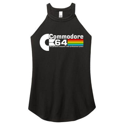 Commodore 64 Retro Computer Women's Perfect Tri Rocker Tank
