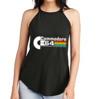 Commodore 64 Retro Computer Women's Perfect Tri Rocker Tank