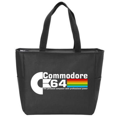 Commodore 64 Retro Computer Zip Tote Bag