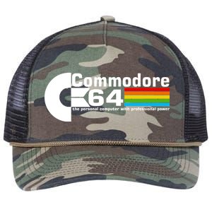 Commodore 64 Retro Computer Retro Rope Trucker Hat Cap