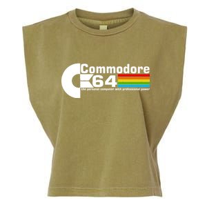 Commodore 64 Retro Computer Garment-Dyed Women's Muscle Tee