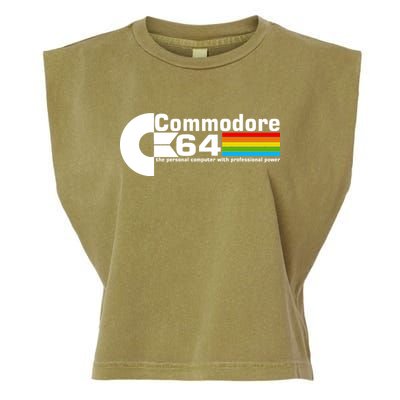 Commodore 64 Retro Computer Garment-Dyed Women's Muscle Tee