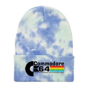 Commodore 64 Retro Computer Tie Dye 12in Knit Beanie