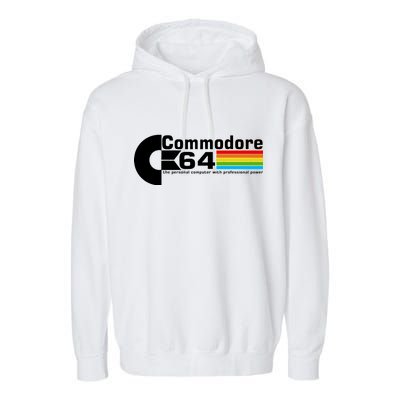 Commodore 64 Retro Computer Garment-Dyed Fleece Hoodie