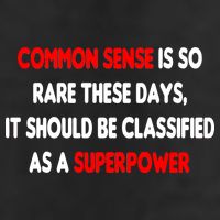 Common Sense Is A Superpower Garment-Dyed Heavyweight T-Shirt