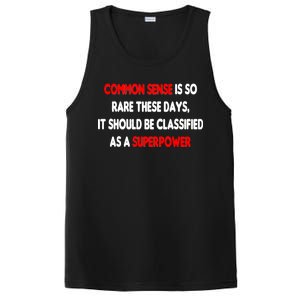 Common Sense Is A Superpower PosiCharge Competitor Tank