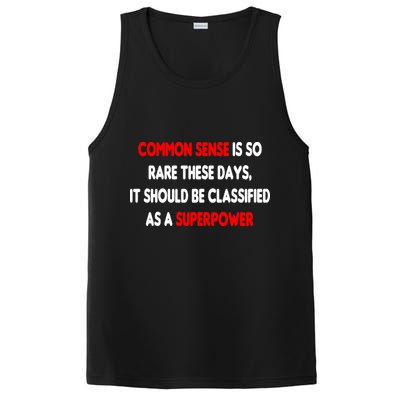 Common Sense Is A Superpower PosiCharge Competitor Tank