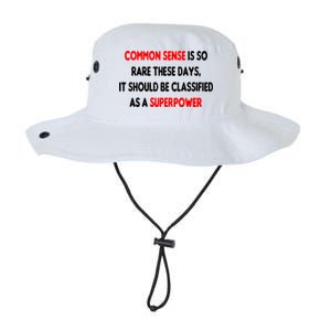 Common Sense Is A Superpower Legacy Cool Fit Booney Bucket Hat