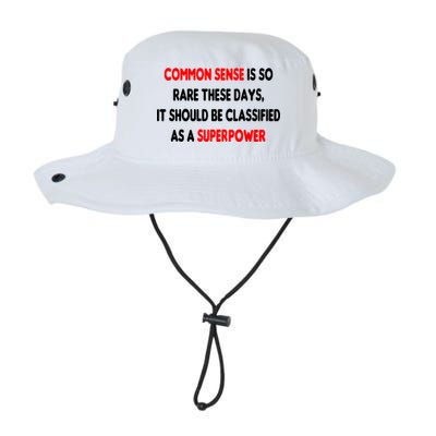 Common Sense Is A Superpower Legacy Cool Fit Booney Bucket Hat