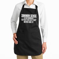 Common Sense Is Like Deodorant Apron