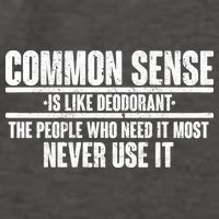 Common Sense Is Like Deodorant Vector Backpack