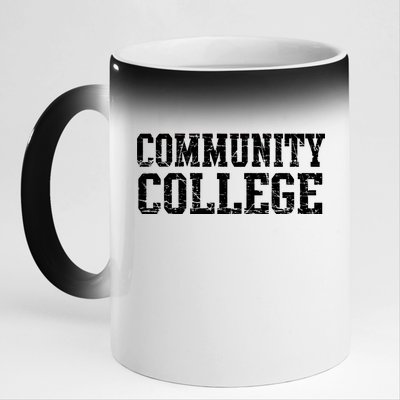 Community College 11oz Black Color Changing Mug