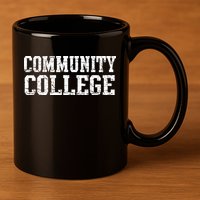 Community College 11oz C Handle Ceramic Mug
