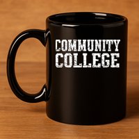 Community College 11oz C Handle Ceramic Mug