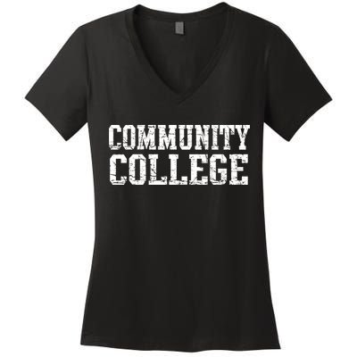 Community College Women's V-Neck T-Shirt