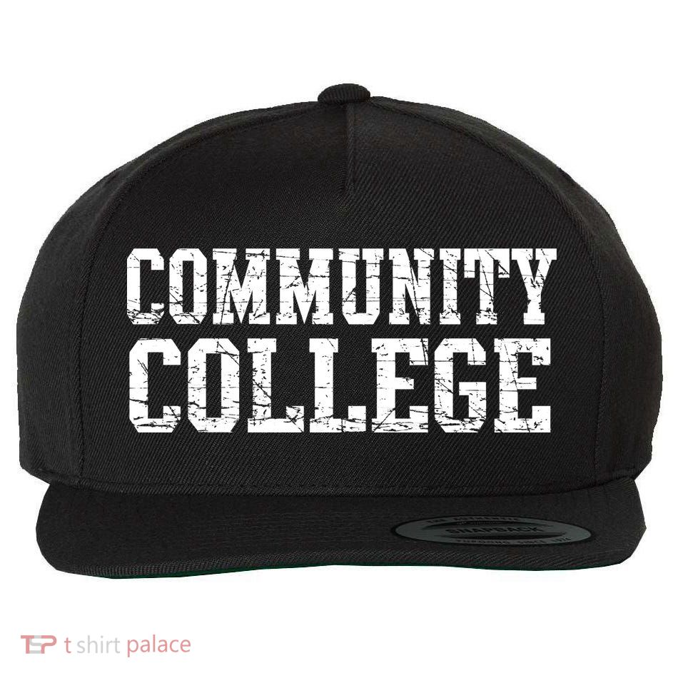 Community College Wool Snapback Cap