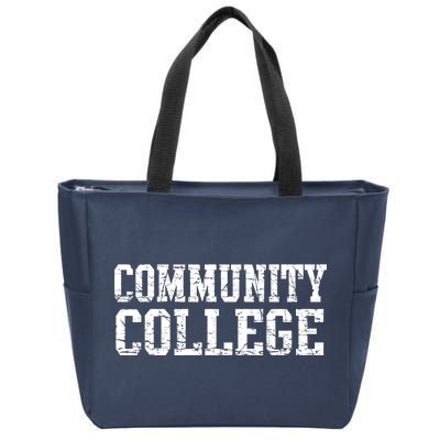 Community College Zip Tote Bag