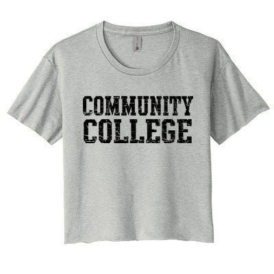 Community College Women's Crop Top Tee