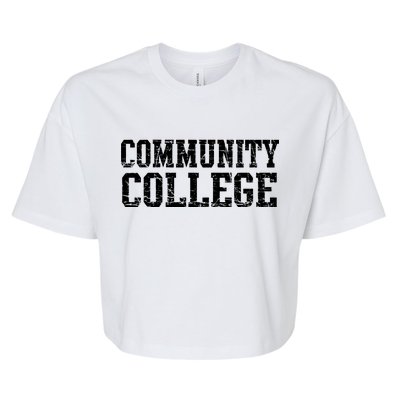 Community College Bella+Canvas Jersey Crop Tee