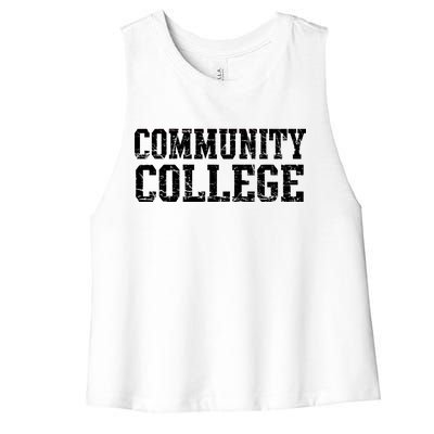 Community College Women's Racerback Cropped Tank