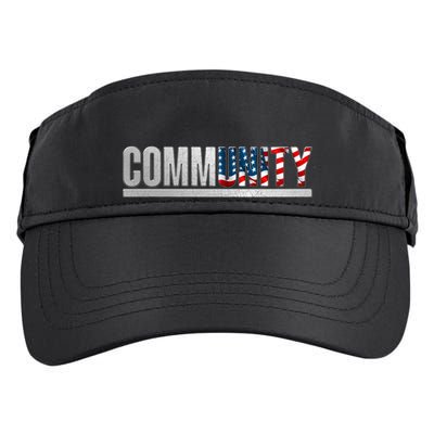 Community USA Flag Adult Drive Performance Visor