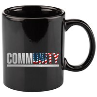 Community USA Flag 11oz C Handle Ceramic Mug