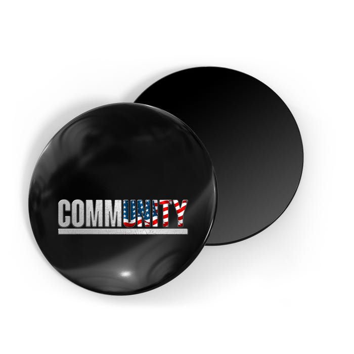 Community USA Flag Magnet
