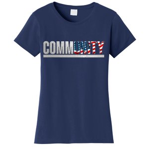 Community USA Flag Women's T-Shirt