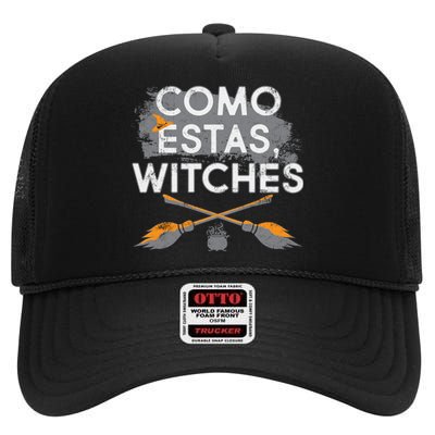 Como Estas Witches High Crown Mesh Back Trucker Hat