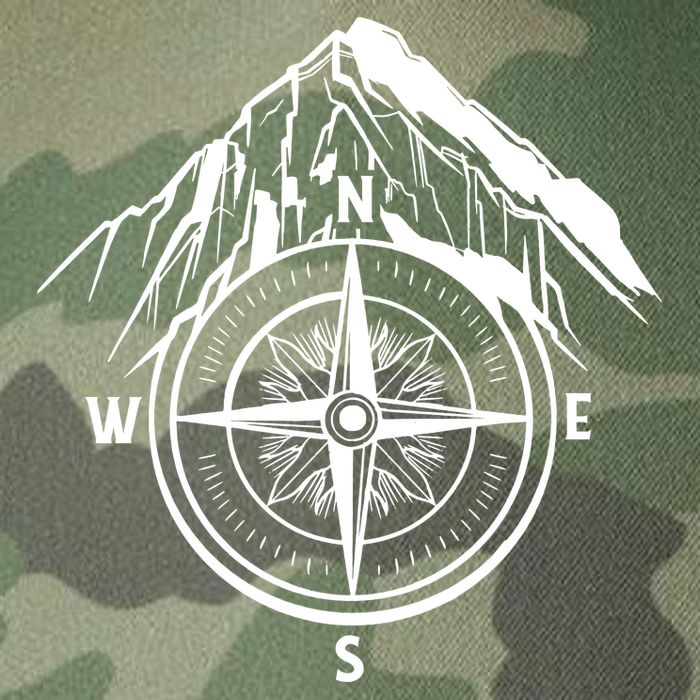 Compass Guide Mountain Legacy Tie Dye Trucker Hat