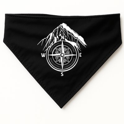 Compass Guide Mountain USA-Made Doggie Bandana