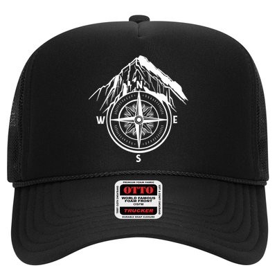 Compass Guide Mountain Trucker Hat