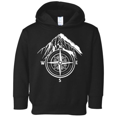 Compass Guide Mountain Toddler Hoodie