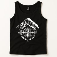 Compass Guide Mountain Tank Top