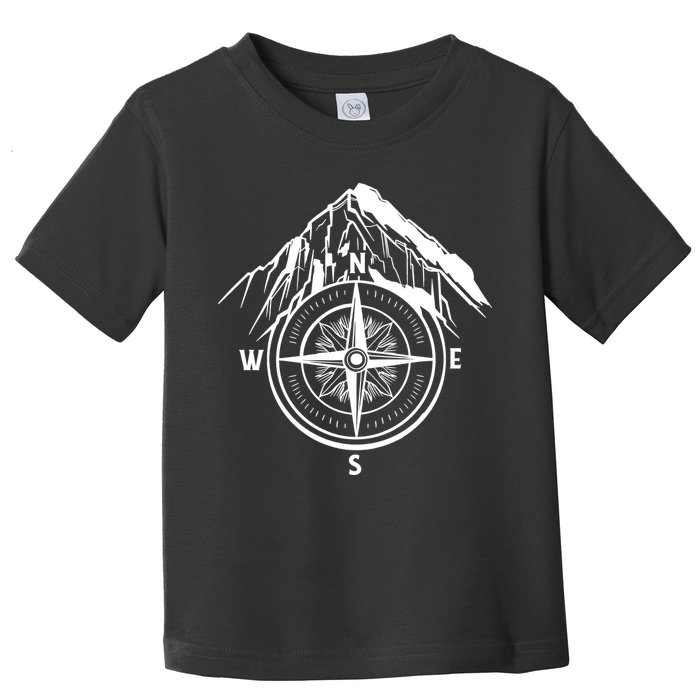 Compass Guide Mountain Toddler T-Shirt