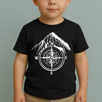 Compass Guide Mountain Toddler T-Shirt