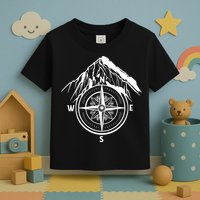Compass Guide Mountain Toddler T-Shirt