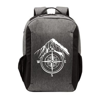 Compass Guide Mountain Vector Backpack