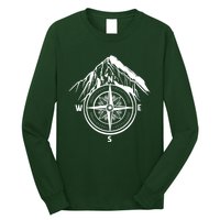 Compass Guide Mountain Long Sleeve Shirt