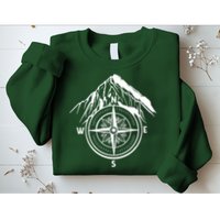 Compass Guide Mountain Sweatshirt